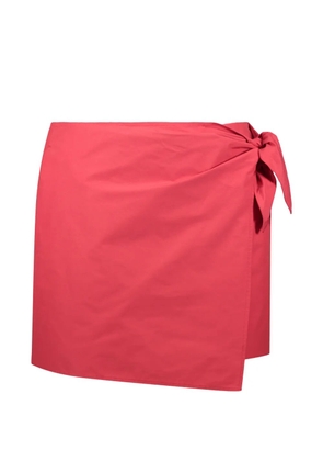 RED Valentino wrap-style side-tie mini skort