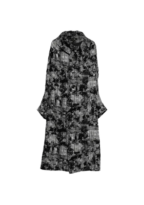 Y's abstract-pattern coat - Grey