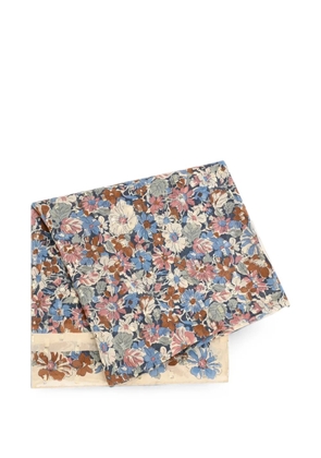 Valentino Garavani geometric-print silk-blend scarf - Blue