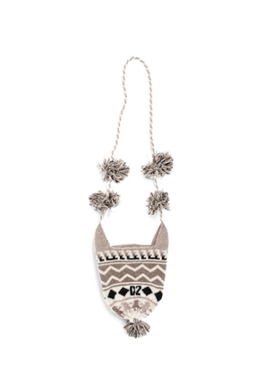 DSQUARED2 logo-detail shoulder bag - Grey