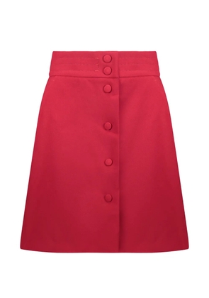 RED Valentino button-front A-line mini skirt