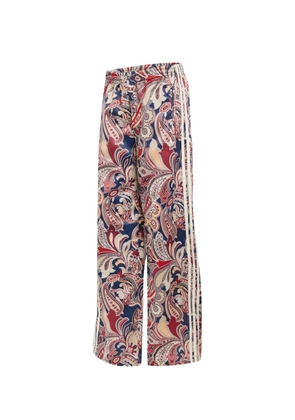 adidas paisley-print track pants - Blue