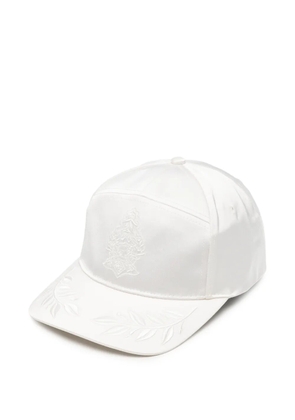 Casablanca Hotel Emblem embroidered cap - White