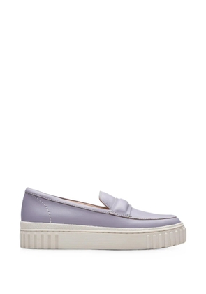 Clarks Originals Mayhill Cove leather loafers - Purple
