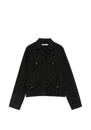 Cecilie Bahnsen Clover floral-jacquard jacket - Black