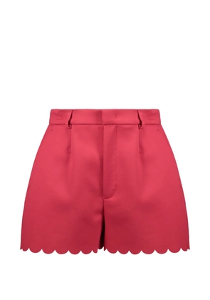 RED Valentino scalloped-hem shorts