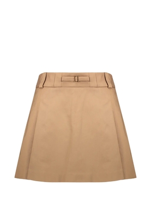RED Valentino belted pleated mini skort - Neutrals
