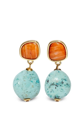 Lizzie Fortunato Citrus Splash drop earrings - Green