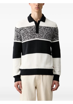 Joop! striped-knit polo sweater - Blue