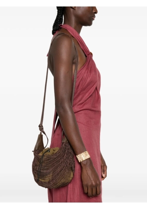Mariana Mendez Bowl cage-effect shoulder bag - Brown