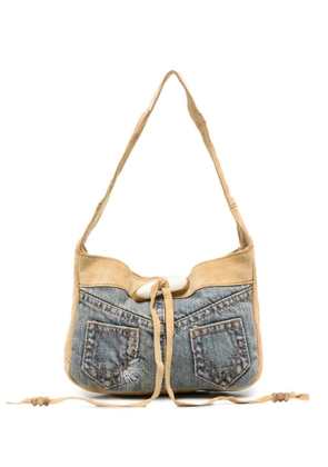 Dolce & Gabbana Pre-Owned 2000s pocket-detail denim mini tote bag - Blue