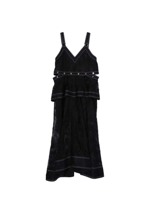 3.1 Phillip Lim V-neck studded midi dress - Black