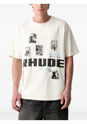 RHUDE graphic-print T-shirt - Neutrals
