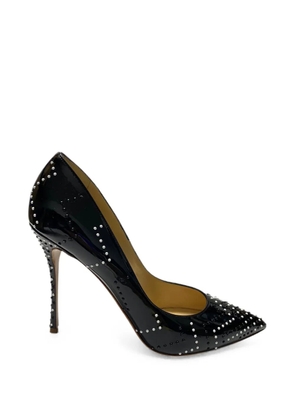 Nicholas Kirkwood Zigzag embellished pumps - Black
