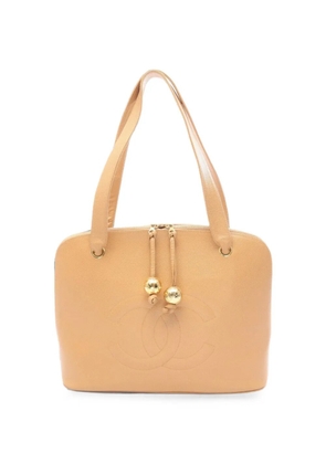 CHANEL Pre-Owned 1991-1994 CC Mark tote bag - Neutrals