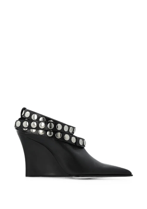 IRO Fauve stud-embellished wedge pumps - Black