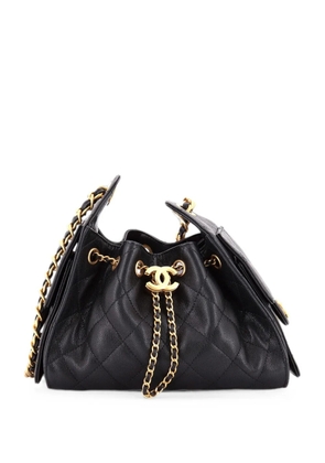 CHANEL Pre-Owned 25 Quilted Caviar Mini hobo bag - Black