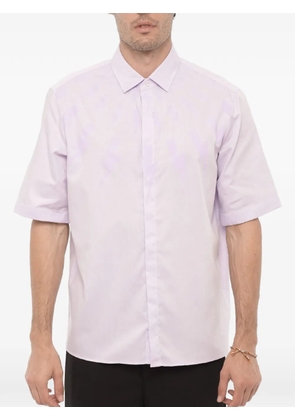 Neil Barrett Fairisle Thunderbolt short-sleeve T-shirt - Purple