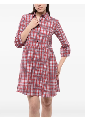 Woolrich checked mini dress - Red