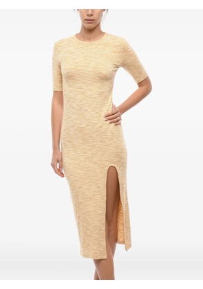 SAMSOE SAMSOE front-slit midi dress - Neutrals