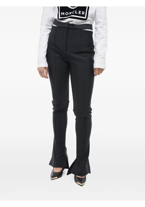 Mugler cut-out flared trousers - Black