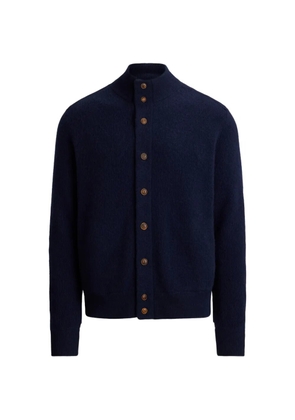 RLX Ralph Lauren rib-knit mock-neck cardigan - Blue
