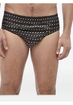 DSQUARED2 logo-print briefs - Black