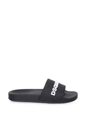 DSQUARED2 logo-patch slides - Black