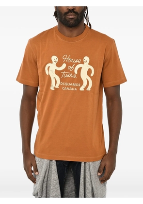 DSQUARED2 graphic-print T-shirt - Brown