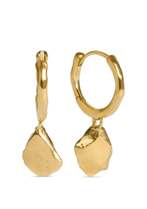Monica Vinader Fragments asymmetric huggie earrings - Gold