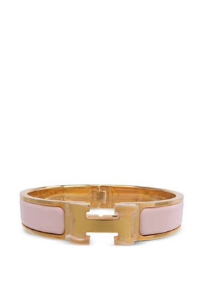 Hermès Pre-Owned Clic H enamel bracelet - Gold