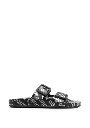 Balenciaga Mallorca logo-print sandals - Black