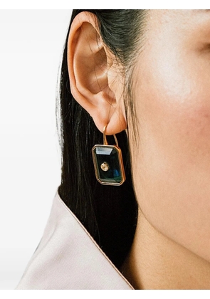 Lizzie Fortunato Tile topaz earrings - Gold