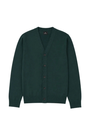 PS Paul Smith V-neck merino-wool cardigan - Green