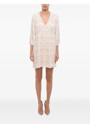 SAMSOE SAMSOE Empire-style mini dress - White