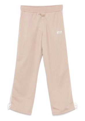 Golden Goose logo-print track pants - Neutrals