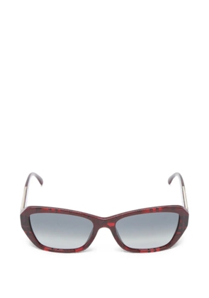 CHANEL Pre-Owned 1986-1988 CC chain-link sunglasses - Red