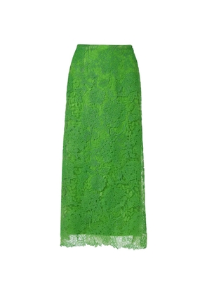 Carolina Herrera lace midi skirt - Green