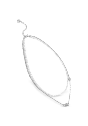 LIU JO layered pearl-detail necklace - Silver