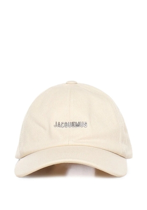 Jacquemus The Gadjo logo-plaque baseball cap - Neutrals