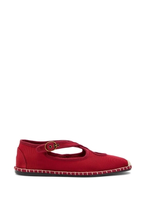 Polo Ralph Lauren buckle-fastening ballet flats - Red