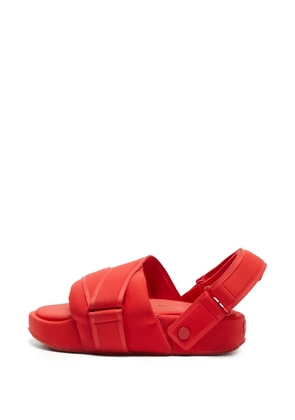 Y-3 neoprene slingback sandals - Red