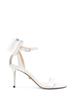 MACH & MACH bow-ebellishment crystal-embellished sandals - White