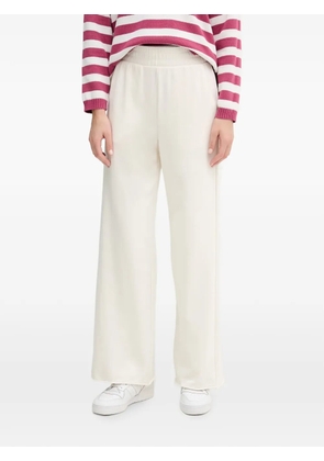 Benetton elasticated-waist raw-cut track pants - Neutrals