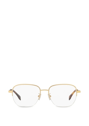 FENDI square semi-rim glasses - Gold