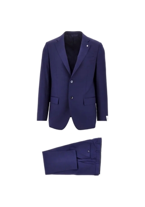Luigi Bianchi single-breasted wool suit - Blue