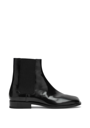 Maison Margiela Tabi leather chelsea boots - Black