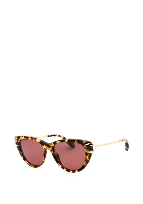 Roberto Cavalli cat-eye-frame sunglasses - Brown