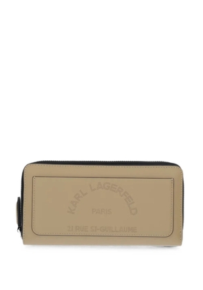 Karl Lagerfeld K/Daily logo-print wallet - Neutrals