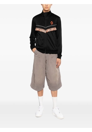 COUNTY OF MILAN fringed track jacket - Black